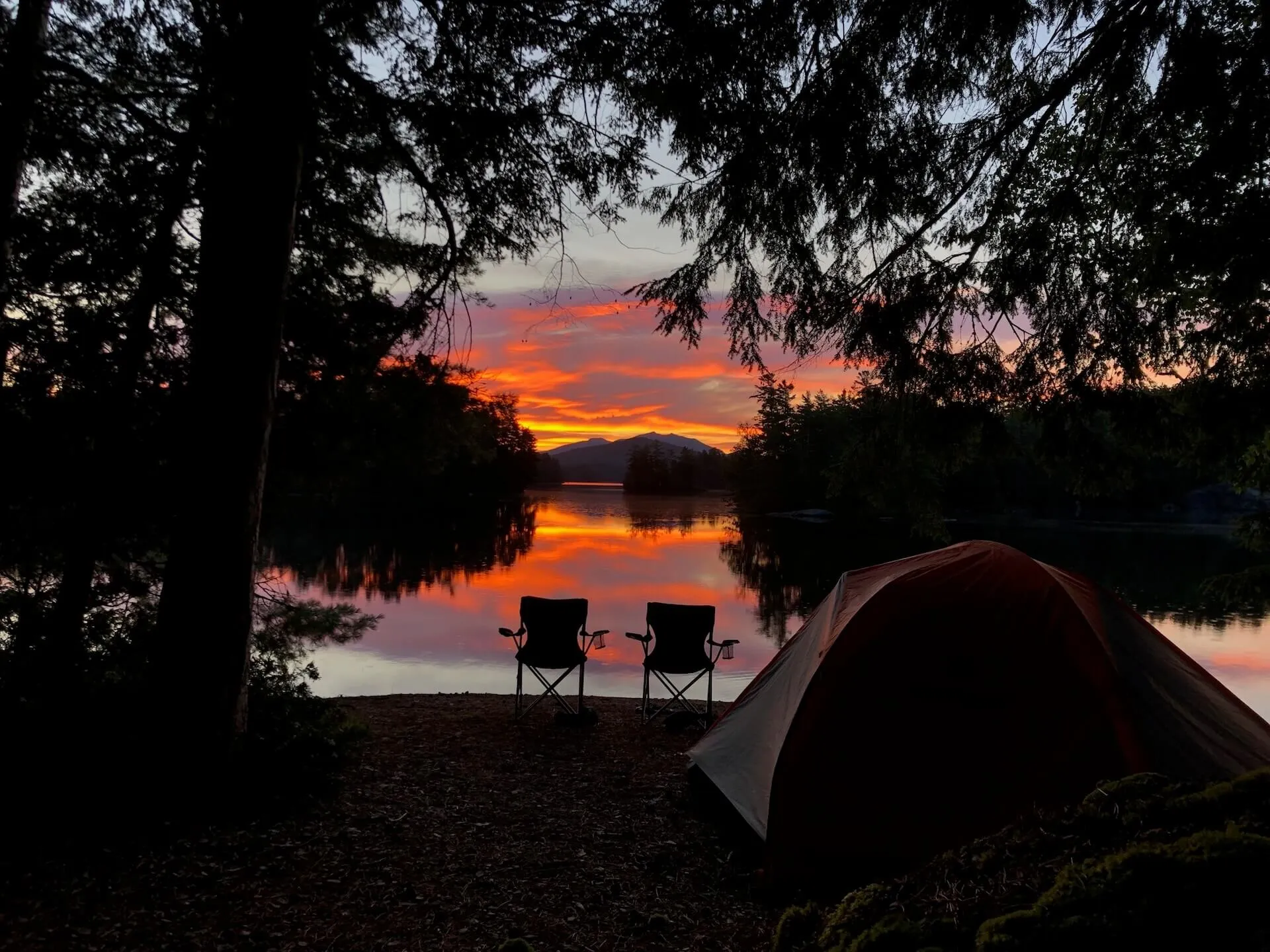 Sunrise on Saranac Lake